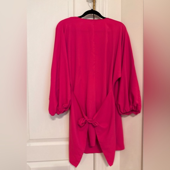 Amanda Uprichard Calabra Dress in Hot Pink Size M - Picture 4 of 6